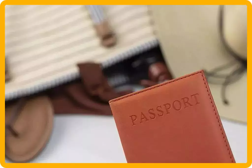 close up passport