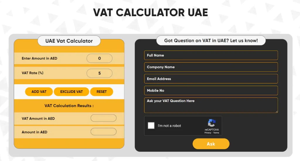 vat calculator of bestaxca for calcultating vat refund