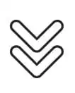 arrow-pointing-down icon
